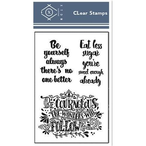 11*16cm Follow yourself Transparent Silicone Rubber Clear Stamps cartoon Scrapbooking/DIY Easter Childrens toys album