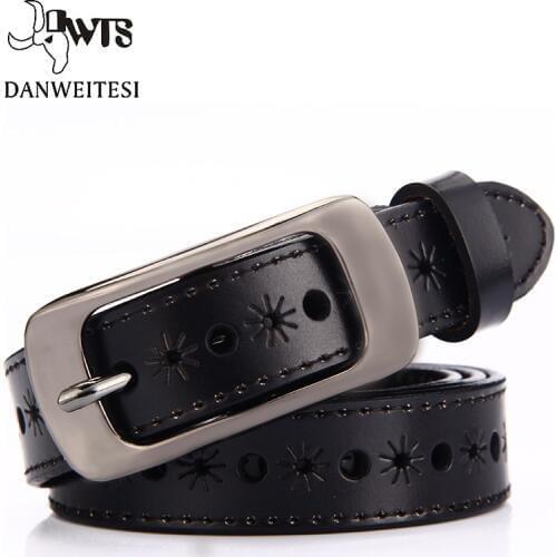 [DWTS] New Women x27s belts Fashion Wide Genuine Leather Belt Woman Luxury Jeans Female designer belts Straps Ceinture Femme