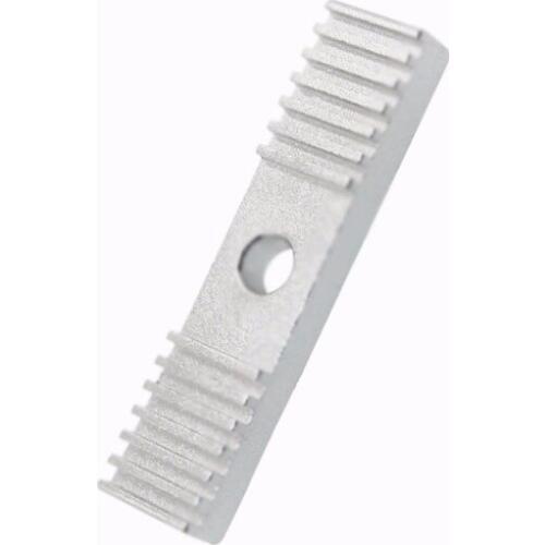10 Pcs Reprap DIY GT2 Timing Belt Fixing Piece Aluminum Alloy Tooth pitch 2mm Clamp Fixed Clip 9*40mm CNC For 3 D Printer parts
