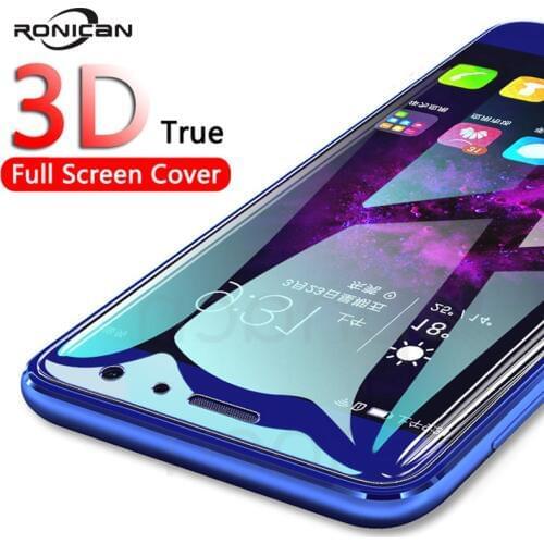 RONICAN 3D Full Cover Tempered Glass on Huawei P20 Pro P10 Lite Plus Screen Protector Film For Honor 10 V10 Honor 9 8 Lite Glass