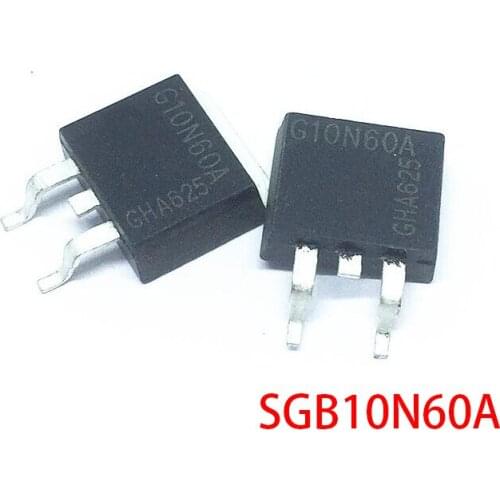 10Pcs SGB10N60A TO-263 SGB10N60 G10N60A IGBT transistor FAST NPT TECH 600V IGBT 10A New Original