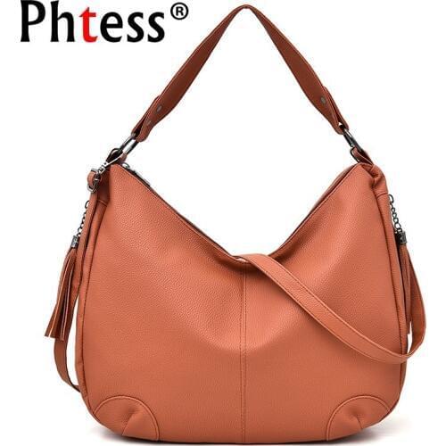 Women Leather Handbags High Quality Female Shoulder Bag Vintage Hand Bags Ladies Sac A Main Casual Tote Bag For Girls Bolsas Sac