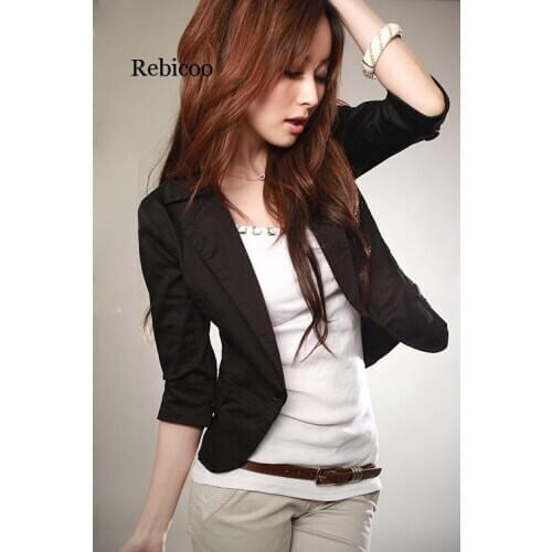 Fashion Blazer Office Lady Suit Long Sleeve Women Jacket Elegant Slim Coats Tops Multicolor High Quality