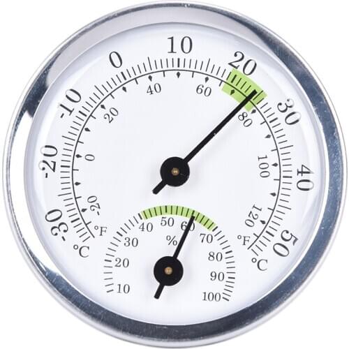 1PC Hot Selling! Indoor Analog Humidity Temperature Meter Gauge Thermometer Hygrometer Household