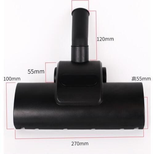 32mm Vacuum Cleaner Parts turbo Rug or Carpet swivel brush Wind Driven plastic floor brush