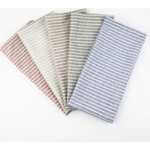 40.5*29.5cm linen napkins heat insulation mat dining table mat comfortable fabric table placemats background