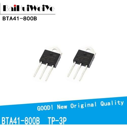 5PCS/LOT BTA41-800B BTA41800B BTA41-800 BTA41 Triacs 40 Amp 800 Volt TO-3P IC High power bidirectional thyristor