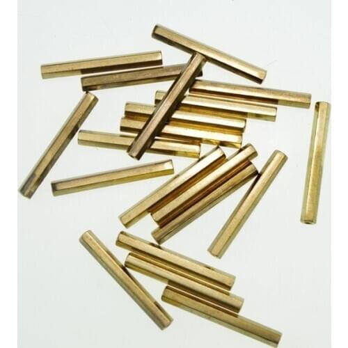50pcs/lot 30MM Hollow copper pillar M3 M3 30 mm high PCB mounting posts Hexagonal pillars M3 * 30 double pass