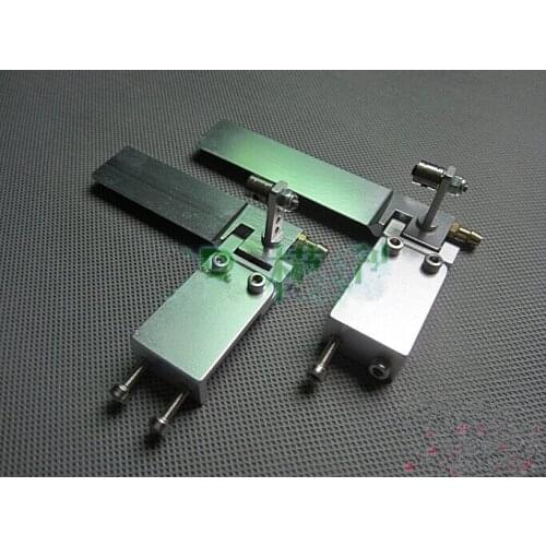 75mm / 95mm water absorbing steering rudder rudder with suction device model with brass faucets DIY Toy Boat Accessories
