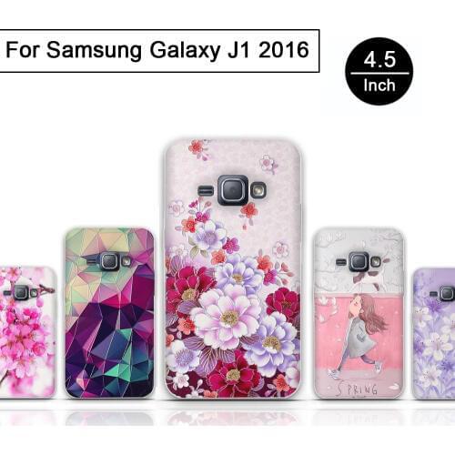 Cover For Samsung Galaxy J1 2016 J120F SM-J120F Soft Silicone Phone Case for Samsung Galaxy J 1 2016 J120 TPU Fundas Shells Bags