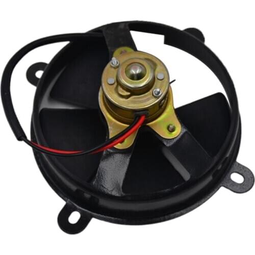 Black Radiator Thermo Cooling Fan Universal For 150cc ATV Quad Scooter