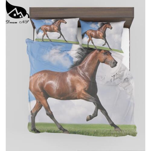 Dream NS Duvet Cover Set 3D Animal Print Bedding King Size Double Single Bedroom textile products SMY039