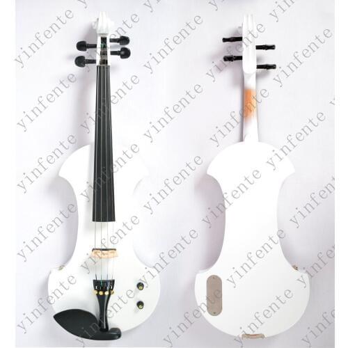 One 4/4 Electric Violin New Shape Many Colors Solid wood Black yellow white blue
