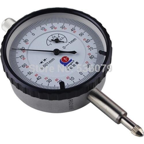 0-1mmx0.001mm dial micron indicator,shock proof, with six jewels, Resolution: 0.001mm, Chinese famous "GuangLu" brand