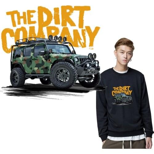 Cool biker car patch iron on transfers for clothes iron-on transfer stickers patches on clothes boy hoodie jacket fashion style