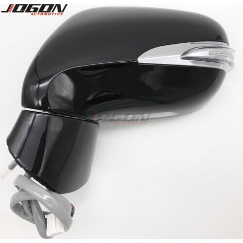 For Lexus ES240 2006-2009 Side Door Wing Rearview Mirror Cover Caps Trim Replacement Black