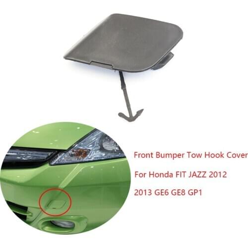 Front Bumper Tow Hook Cap For HONDA FIT JAZZ 2012 2013 GE6 GE8 GP1 Hauling Hook Cover 71104-TF0-900 Base Color