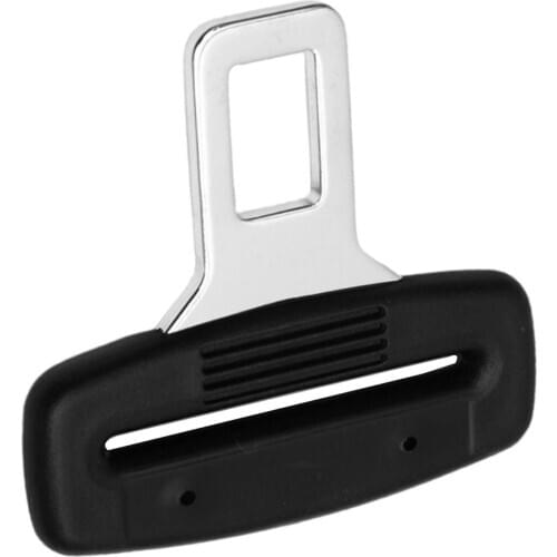 Fashion Auto Car Seat Safety Belt Buckle Silencer Metal Tongue Easy to Use