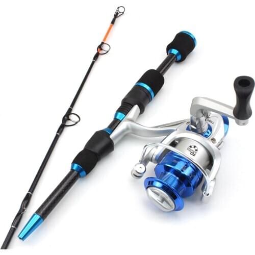 High Quality winter On ice fishing rod 65cm 75g Superhard carbon rod and Spinning Reel set Winter Travel fishing tools