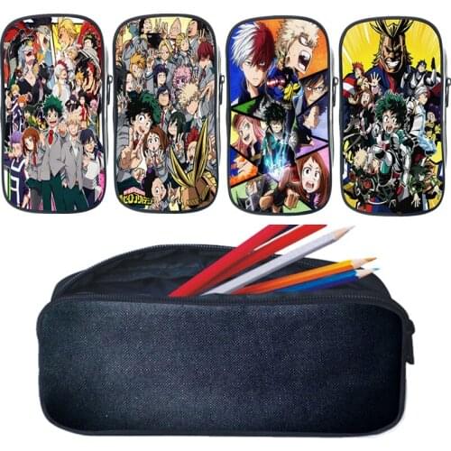My Hero Academia Pencil Case Children Pencil Holder Pen Bag for Kids Boys Girls Students School Case stationery Bag Kids gifts