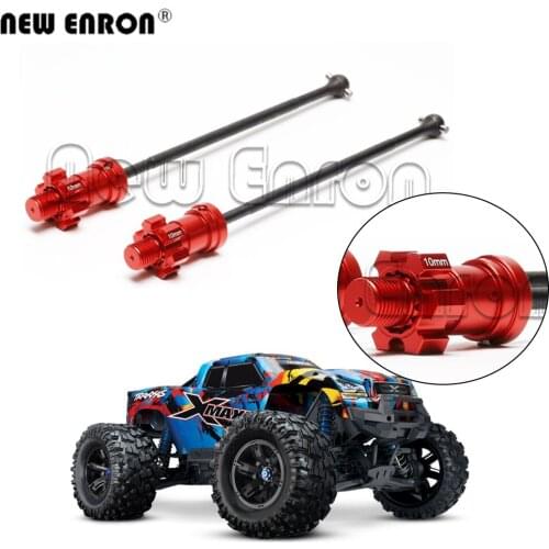 2Pc 7750X 7768 7756 Front Rear Heavy Duty Steel Drive Shafts Alloy Stub Axles Hex For RC Car Parts Traxxas 1/5 8S X-MAXX 77086-4