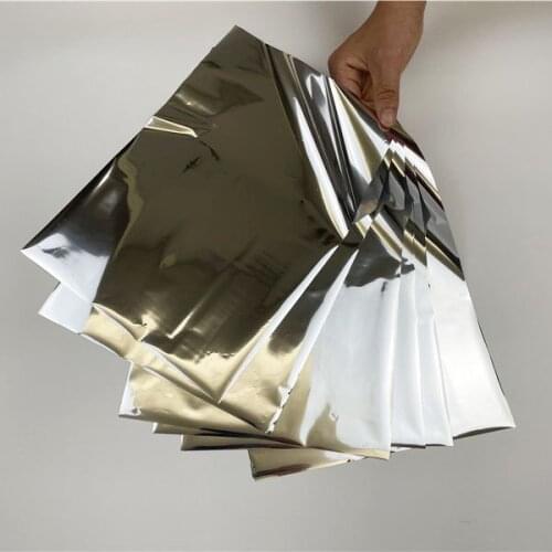 50PCS A4 SIZE Laser Printer Foil Hot Transfer Film Roll Sheet For Business Cards By Laminator