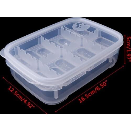 Reptile Reptile EggIncubator 14 Slots Professional Transparent Cover For Lizard Snake Gecko Eggs Hatcher Hatching Box Case Tray