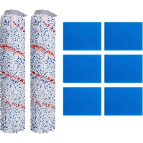 Roller Brush and Filter for Tineco IFloor HF10E-01 Sweeping Robot Rolling Brush Cleaning Accessories for Kitchen