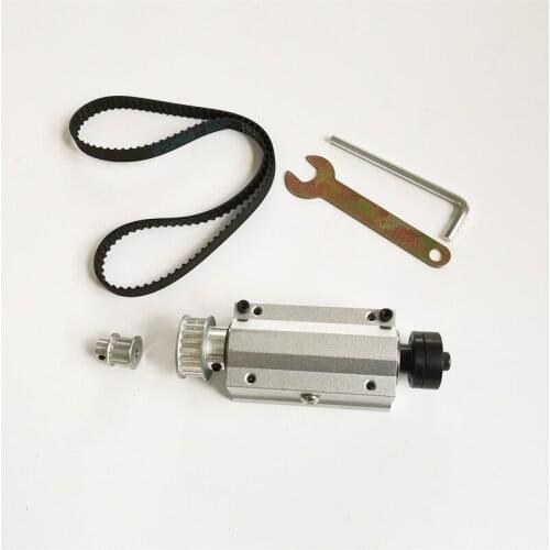 Aluminum alloy grinding tool mini table saw no power spindle assembly high precision DIY wood bearing housing cutting machine