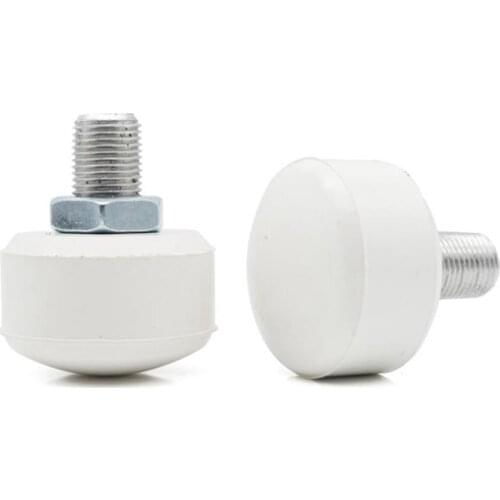 Top!-2 Pcs Roller Skates Toe Stops Plugs Rubber Brake Block Stoppers 85A Rubber Toe Stops Replacement Skate Accessories