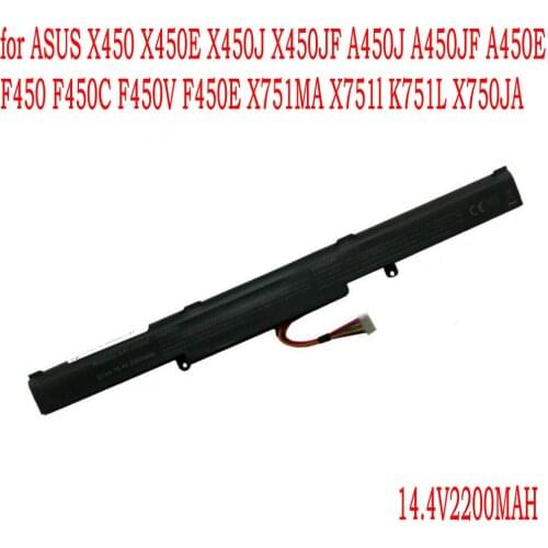 High Quality A41-X550E battery For X450 X450E X450J X450JF A450J A450JF A450E F450 F450C F450V F450E X751MA X751l K751L X750JA