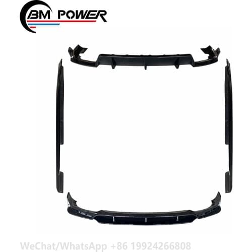 High quality x6 g06 small bodykit fit for high quality g06 x6 black knight aero bodykit with lip diffuser spoiler skirt
