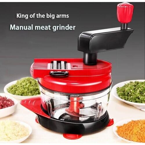 High Capacity Meat Grinder Mmultifunction Grater Manual Vegetable Cutter For Kitchen Convenience Garlic Press Household Fixture
