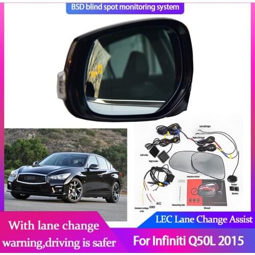 High Quality Blind Spot Monitoring for Infiniti Q50L 2015 BSD BSA BSM Assist Driving Parallel Safety Lane Change Assist