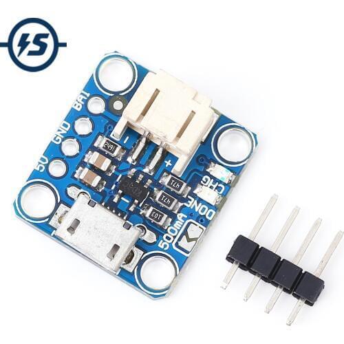 Micro-Lipo Micro-B USB Battery Charger Charging Board Module Lithium Ion LiIon For LiPoLiIon V1 Sensor 5V 4.2V 3.7V Micro USB