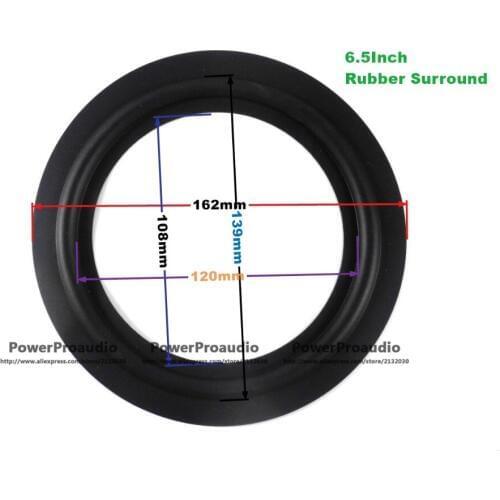 1pc 6.5 inch speaker rubber surround For TAN NOY speaker repair parts rubber edge