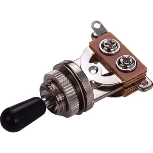 3 Way LP for SG Elecric Guitar Switch 3-Position Pick-up Selector Toggle Black Top