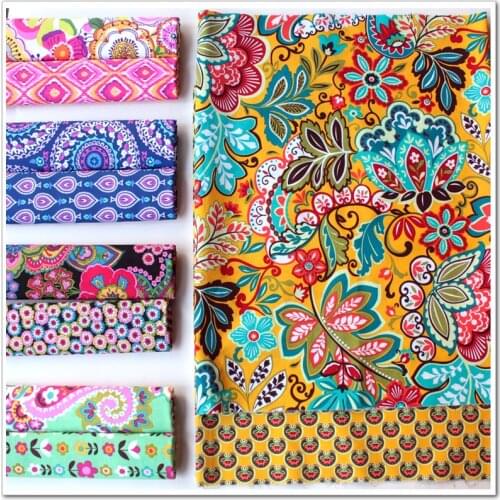 50cm * 150cm / Piece, Cotton printed patchwork fabric, Hand-made doll clothing, Home decoration fabric, DIY material