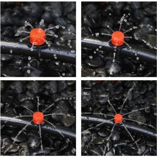 69HF 5pcs Micro Flow Dripper Drip Head 1/4 Inch Hose Garden Irrigation Misting