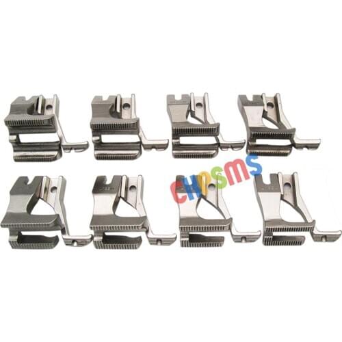 8SET Single&Double Welt PIPING Feet FIT FOR JUKI DU-141/ 1181 CONSEW 205RB BROTHER DB2-B797 B798 Highlead GC0318 Yamata FY-5318