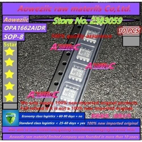 Aoweziic 100% new imported original OPA1662AIDR OPA1662A OP1662 OPA1678IDR OPA1678 OP1678 OPA1688IDR OPA1688 O1688A SOP-8
