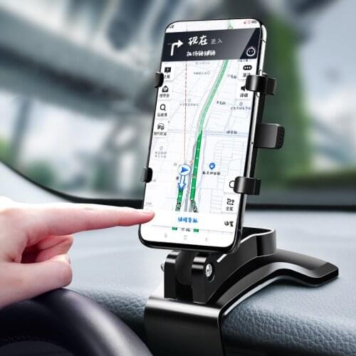 360 Degrees Car Phone Holder Universal Smartphone Stands Car Rack Dashboard Support for Auto Grip Mobile Phone Fixed Bracket