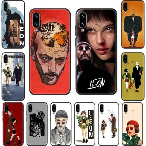 Movie Leon Natalie Portman Phone case For Huawei Honor Mate 5 7 8 9 10 20 i A X Lite Pro black trend shell fashion back pretty