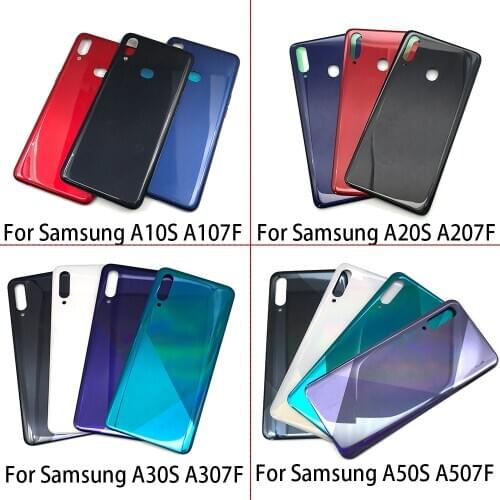 10Pcs/Lot, Back Cover Housing Rear Door Cover For Samsung A10S A107F A20S A207F A30S A307F A50S A507F Replacement part