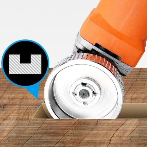 75mm Wood Shaping Disc Tungsten Carbide Woodworking Carving Grinder Abrasive Wheel Sanding Rotary Tool for Angle Grinder