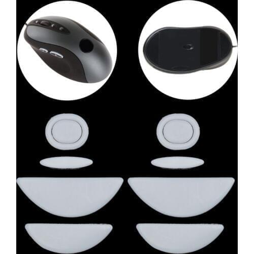 2 Sets/pack Gaming Mouse Feet Mouse Skate For Logitech MX518 /G400 /G400S White Mouse Glides Curve Edge C26