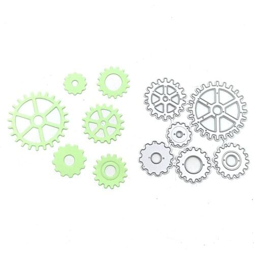Julyarts Gear Scrapbooking Metal Die Cut Craft Cutting For DIY Scrapbooking Album Embossing Paper Cards Decorative Crafts