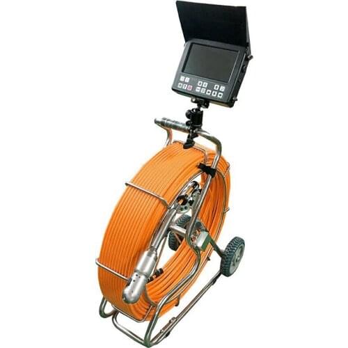 Vicam 8 inch monitor Pipeline Endoscope Inspection Camera 120M Underwater Industrial Pipe Sewer Drain Video waterproof camera