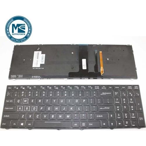 Keyboard For CVM15F23USJ430D/CVM15F23USJ430B 1701057808M 6-80-N8500-010-1 US with RGB backlight US version