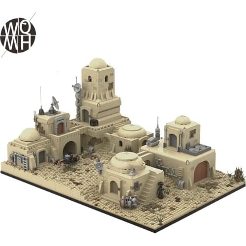 MOC New Hope Star Seriers wars Mos Bar R2D2 Building Block Brick Toy Compatible Toy Gift